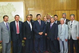 Kulu heyeti, Vali Doğan'ı ziyaret etti
