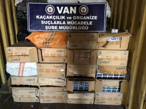 Van’da 39 bin 700 paket kaçak sigara ele geçirildi