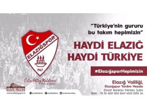 Vali Kaldırım, Elazığspor için destek istedi