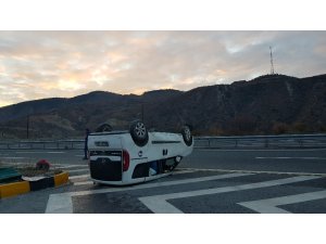 Tosya’da trafik kazası: 2 yaralı