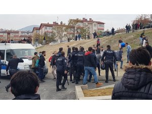Amatör maçta biber gazlı müdahale