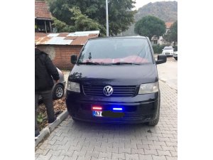 Zonguldak’ta çakarlı araca 2 bin 4 TL ceza