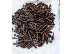 Elazığ’da 250 adet M16 mermisi bulundu