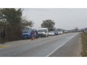 Yanan otomobil bir kişiye mezar oldu