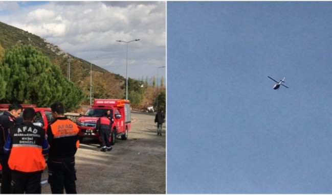 Denizli'de eğitim uçağı düştü!