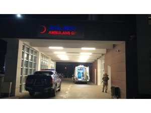 Otomobil kayaya çarptı: 2 yaralı