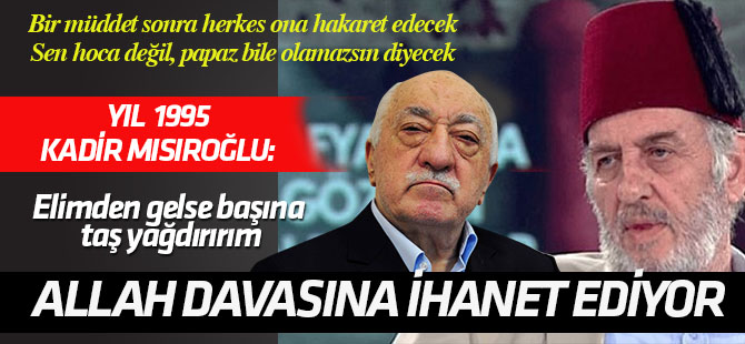 Hilal Kaplan'dan dikkat çeken Kadir Mısıroğlu yazısı