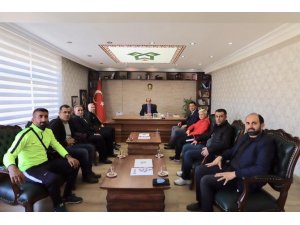Spor camiasından Kaymakam Ayca’ya teşekkür ziyareti
