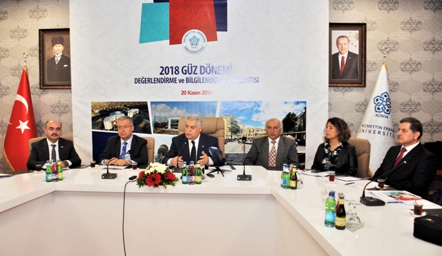 NEÜ'de değerlendirme toplantısı