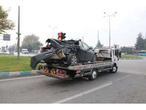 Kahramanmaraş’ta 10 araç birbirine girdi: 2 yaralı