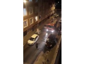 Yangına giden itfaiye aracına ’Park’ engeli
