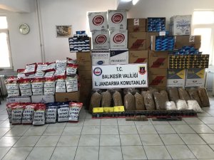 Bigadiç’te kaçak sigara operasyonu