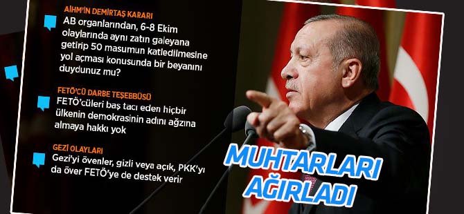 Cumhurbaşkanlığı Külliyesi'nde Muhtarlar Toplantısı