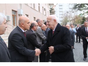 Eski TBMM Başkanı İsmail Kahraman’dan Vali Çiftçi’ye ziyaret