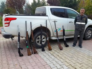 Yasa dışı avcılara 14 bin lira cezası kesildi