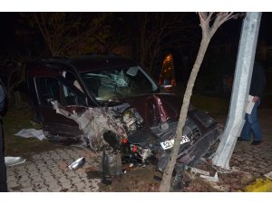 Ünye’de trafik kazası: 2 yaralı