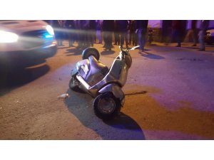 Otomobil motosiklete çarptı : 1’i ağır 2 yaralı