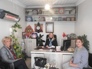 AK Partili milletvekili aday adayı Ateş’ten muhtar Tanrıtanır’a ziyaret