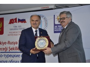 AK Parti Giresun Milletvekili Öztürk Türk-Rus Forumu’nda konuştu