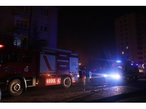 Kayseri’de ev yangını