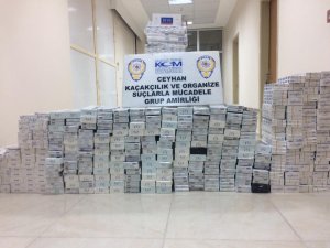 Ceyhan’da 5 bin 650 paket kaçak sigara ele geçirildi