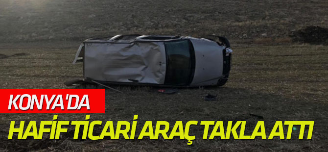 Hafif Ticari Araç Takla Attı: 2 Ölü