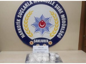 Şanlıurfa’da 1 kilo 60 gram metamfetamin ele geçirildi
