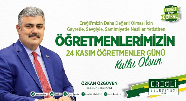 Özgüven’den Öğretmenler Günü Mesajı