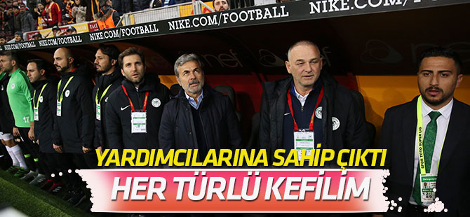 Kocaman yardımcılarına sahip çıktı: Her türlü kefilim