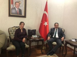 Yüksekovalı kadınlar, Konya Valisi Toprak'ı ziyaret etti