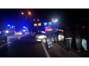 Zonguldak’ta trafik kazası: 1 yaralı