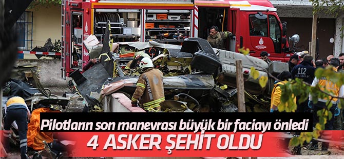 Pilotların son manevrası büyük bir faciayı önledi