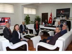 CHP heyetinden Başkan Özakcan’a ziyaret