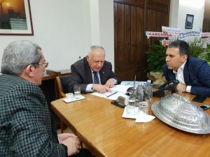 Başkan Vergili, KARDEMİR AŞ. Yönetim Kurulu Başkanı Güleç’i ziyaret etti