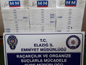 Elazığ’da 400 paket kaçak sigara ele geçirildi
