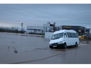 Edirne'de Ahmet Altın Sokağı sular altında