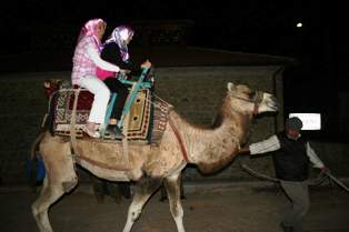 Beyşehir'de deve turları ilgi görüyor