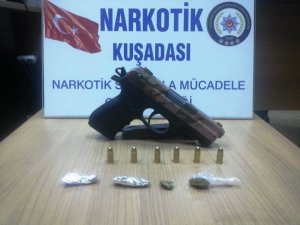 Kuşadası’nda yakalanan uyuşturucu taciri tutuklandı