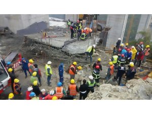 Kuzey Marmara Otoyolu inşaatında beton blok çöktü