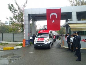 Batman’da şehit olan polis memuru törenle uğurlandı
