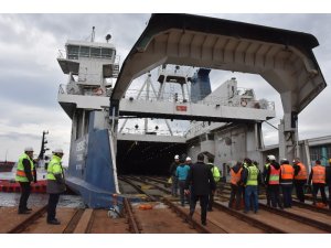 Bandırma-Tekirdağ arası Tren Ferry deneme seferi tamamlandı