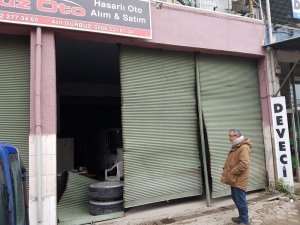 Fırlayan tekerlek işyerine girdi