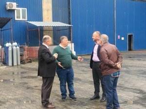 Kaymakam Çorumluoğlu ve TSO Başkanı Keleş tersaneleri inceledi