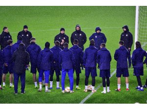 Dinamo Zagreb yağmur altında çalıştı