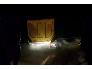 Isınan fren balataları yangına neden oldu