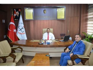 Başkan Şimşek’ten Milli Eğitim Müdürüne ziyaret