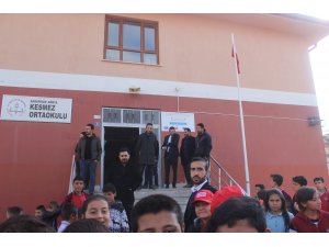 Köy okulunda Erasmus projesi sevinci