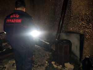 Kilis’te ikamet yangını