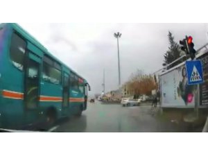 Pes dedirten trafik ihlalleri kameraya yansıdı