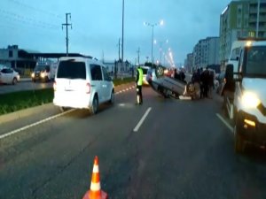 Batman’da otomobilin ters döndüğü kazada 1 kişi yaralandı